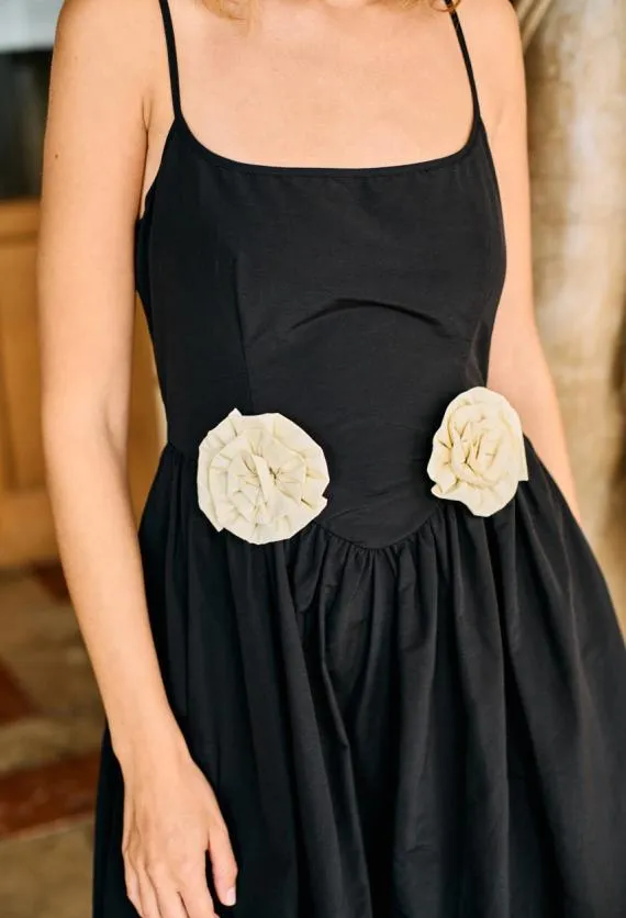 Ciao Lucia Evening Dresses Neroni Dress Black Rosette 8211 Women