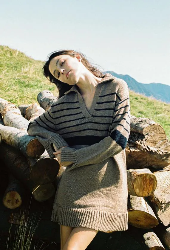Ciao Lucia Knit Dresses Martine Dress Praline 8211 Women