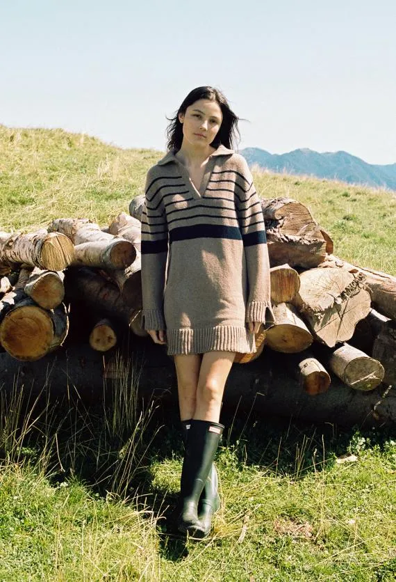 Ciao Lucia Knit Dresses Martine Dress Praline 8211 Women