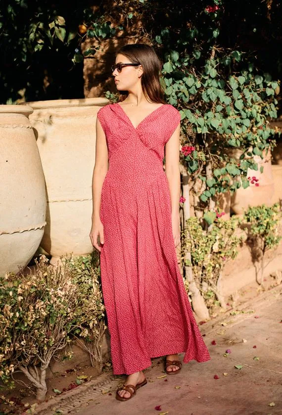 Ciao Lucia Long Dresses Jacquetta Dress Rouge 8211 Women