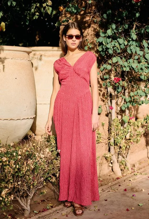 Ciao Lucia Long Dresses Jacquetta Dress Rouge 8211 Women