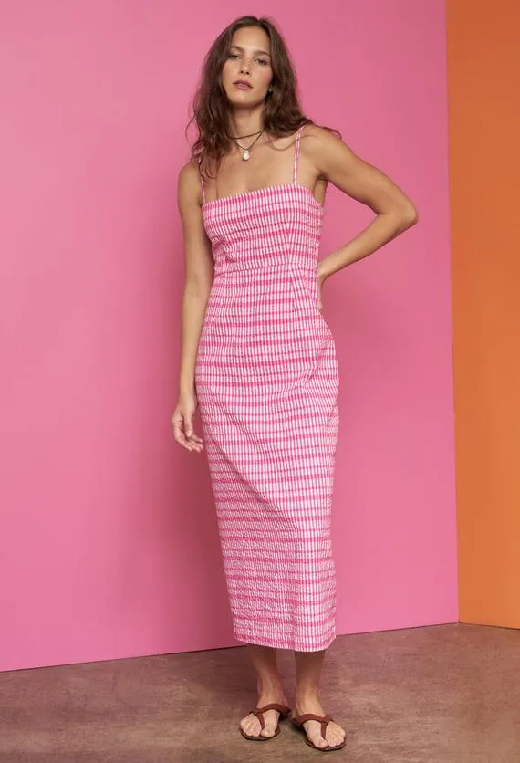 Ciao Lucia Long Dresses Lareina Dress Hot Pink 8211 Women