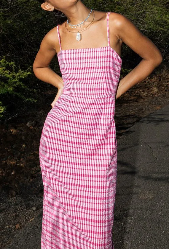 Ciao Lucia Long Dresses Lareina Dress Hot Pink 8211 Women
