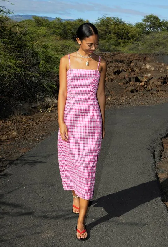 Ciao Lucia Long Dresses Lareina Dress Hot Pink 8211 Women