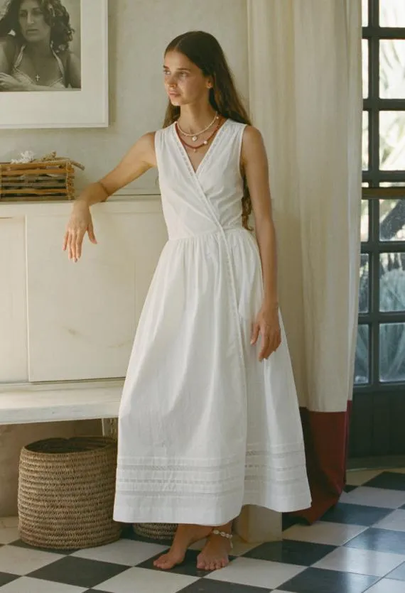 Ciao Lucia Long Dresses Maja Dress White 8211 Women