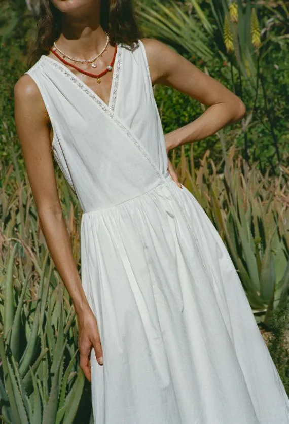 Ciao Lucia Long Dresses Maja Dress White 8211 Women
