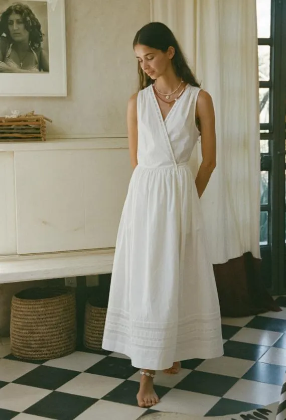 Ciao Lucia Long Dresses Maja Dress White 8211 Women