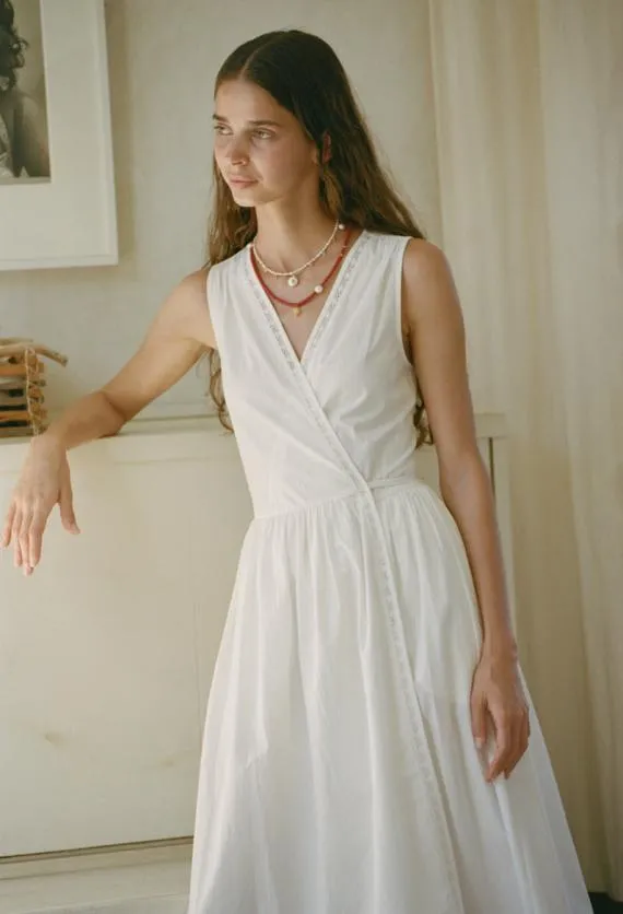 Ciao Lucia Long Dresses Maja Dress White 8211 Women