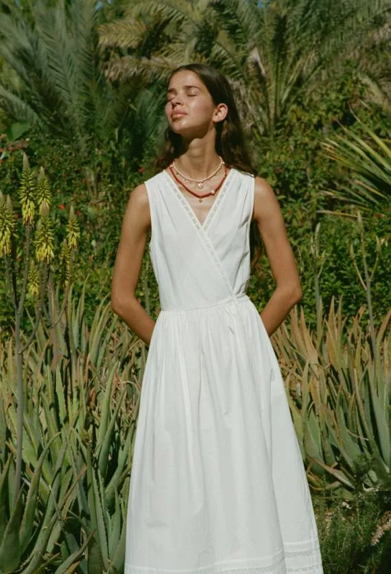 Ciao Lucia Long Dresses Maja Dress White 8211 Women