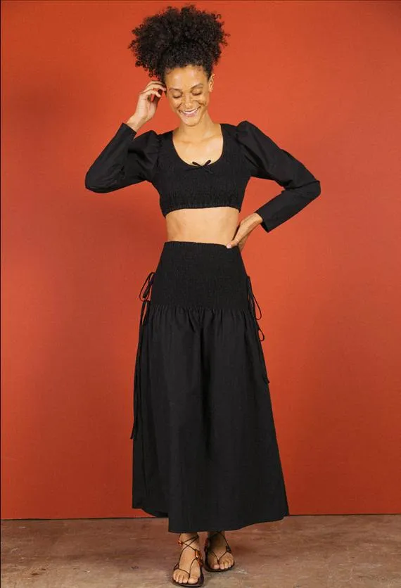 Ciao Lucia Long Sleeve Tops Corelia Top Black 8211 Women