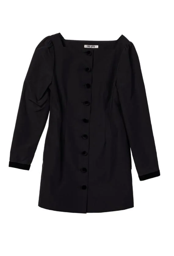 Ciao Lucia Mini Dresses Antoinette Faille Button Down Mini Dress 8211 Women