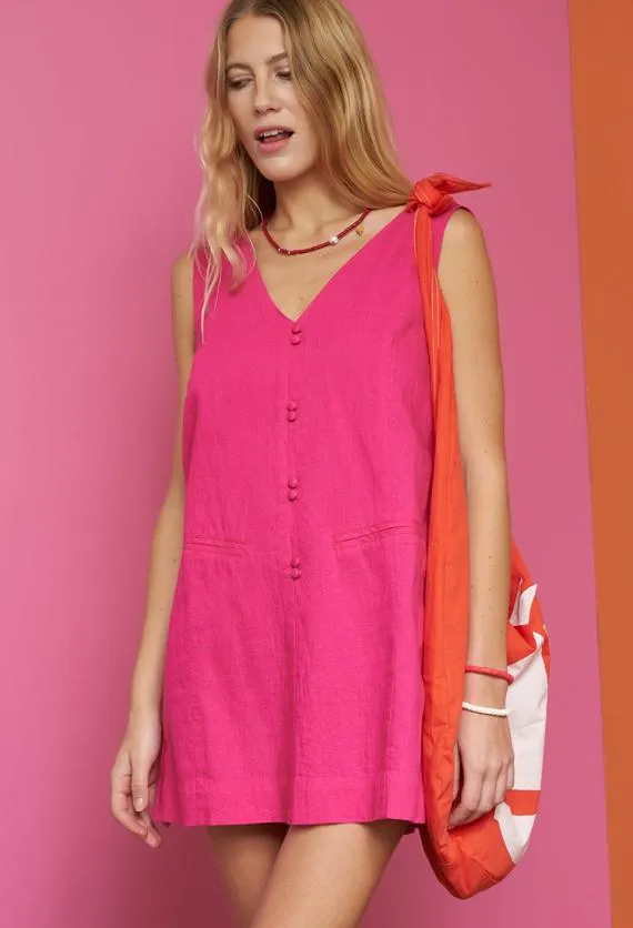 Ciao Lucia Mini Dresses Malena Dress Hot Pink 8211 Women