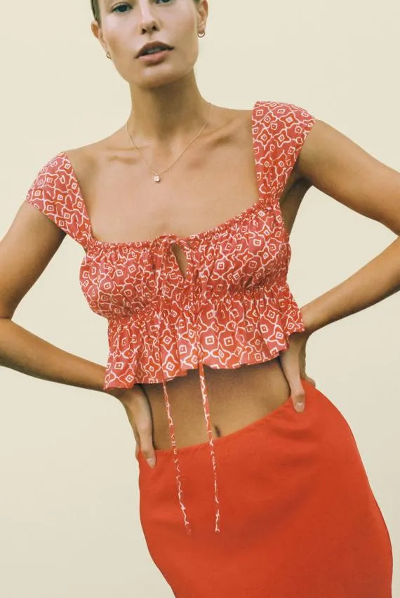 Ciao Lucia Sleeveless Tops Cinetta Top Poppy 8211 Women