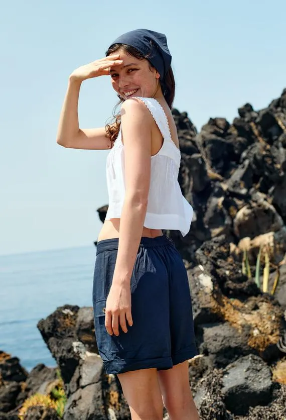 Ciao Lucia Sleeveless Tops Izabel White Cotton Sleeveless Top 8211 Women