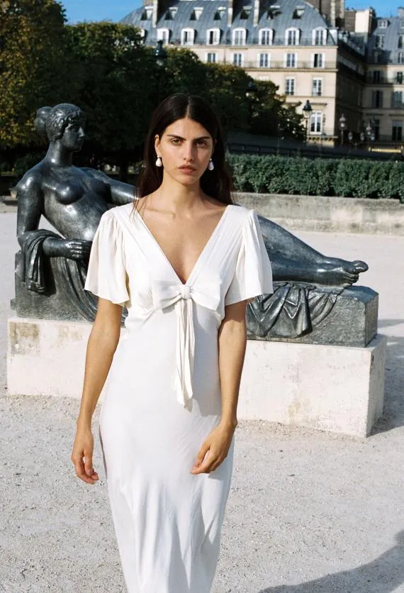 Ciao Lucia White Dresses Brunello Dress Ivory 8211 Women