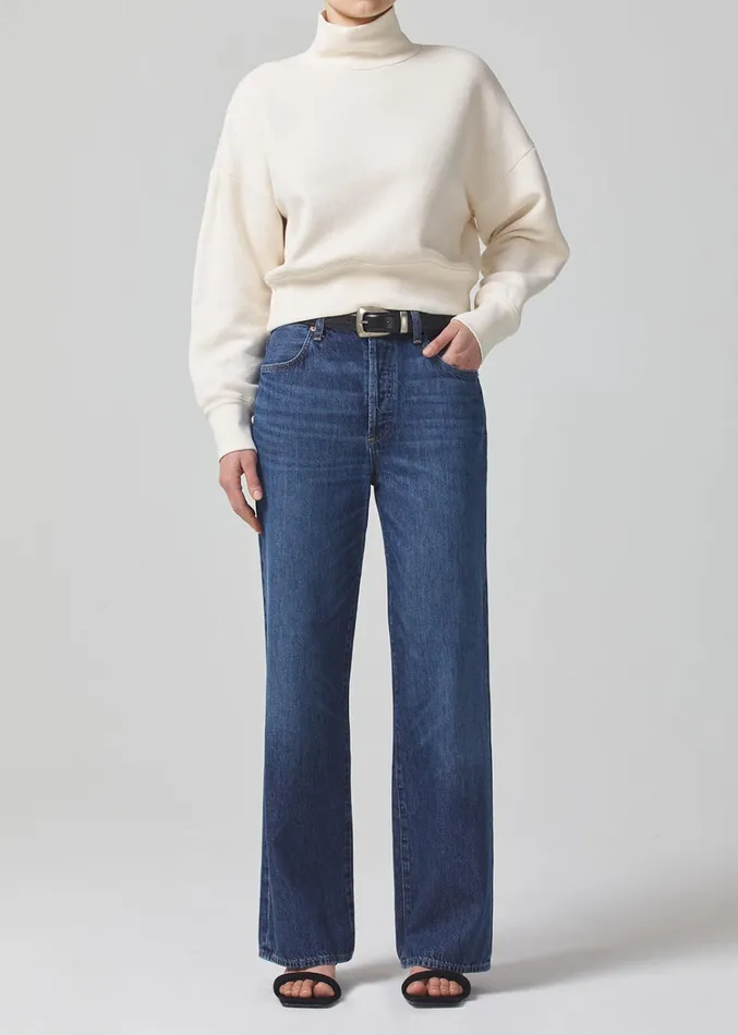 Citizens Of Humanity Annina High Rise Wide Leg 30034 In Chantry Women Jeans