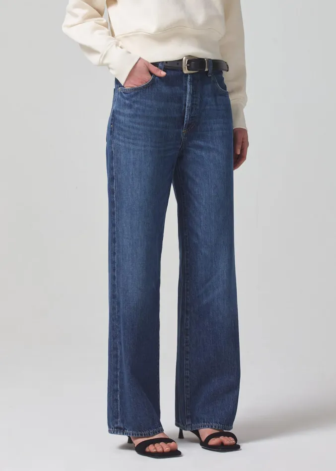 Citizens Of Humanity Annina High Rise Wide Leg 30034 In Chantry Women Jeans