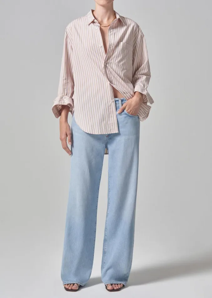 Citizens Of Humanity Annina High Rise Wide Leg 33034 In Alemayde Women Jeans