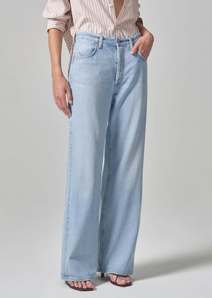 Citizens Of Humanity Annina High Rise Wide Leg 33034 In Alemayde Women Jeans
