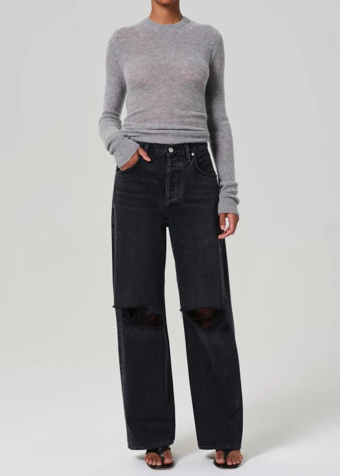 Citizens Of Humanity Ayla Baggy In Metropolis Women Jeans