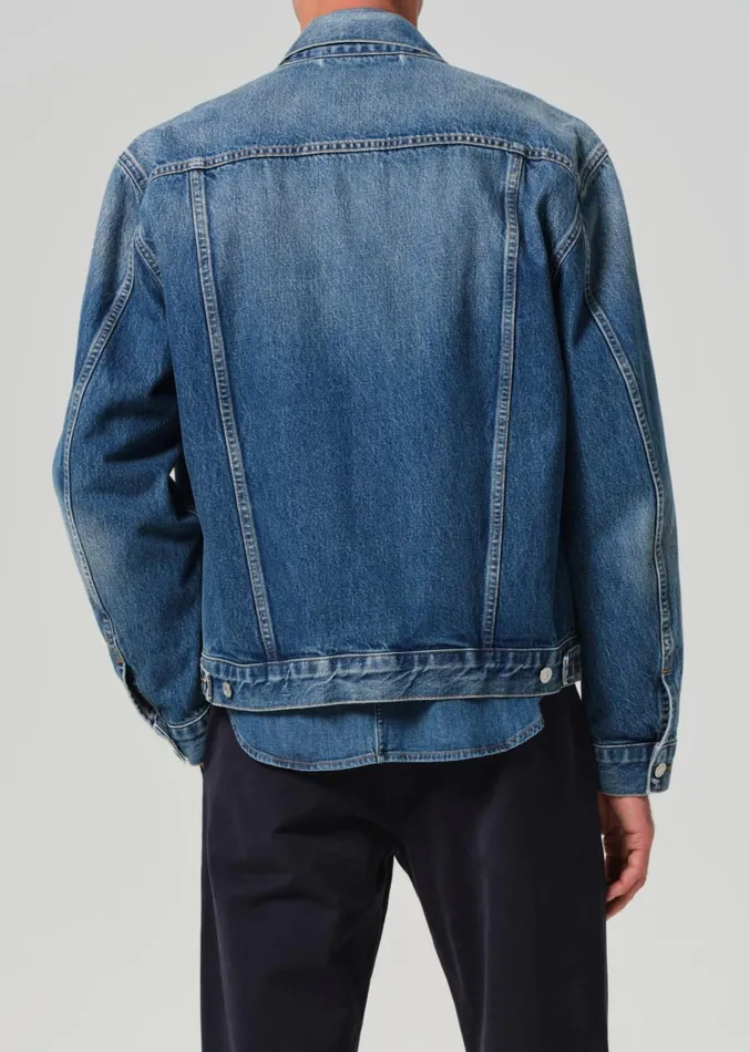 Citizens Of Humanity Bamford Denim Jacket In Siren Men Jackets