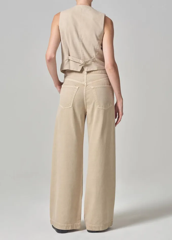 Citizens Of Humanity Beverly Trouser In Taos Sand Women Jeans