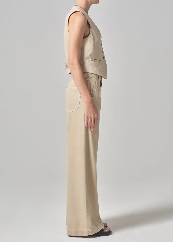 Citizens Of Humanity Beverly Trouser In Taos Sand Women Jeans