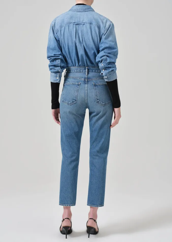 Citizens Of Humanity Charlotte High Rise Straight In Magnolia Women Jeans