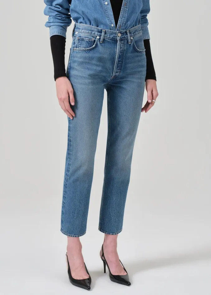Citizens Of Humanity Charlotte High Rise Straight In Magnolia Women Jeans