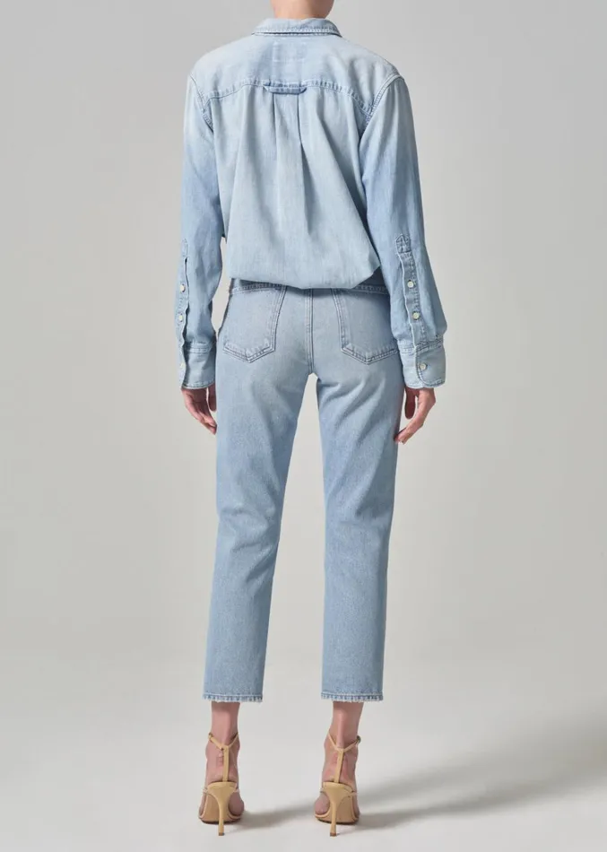 Citizens Of Humanity Charlotte High Rise Straight In Savahn Women Jeans