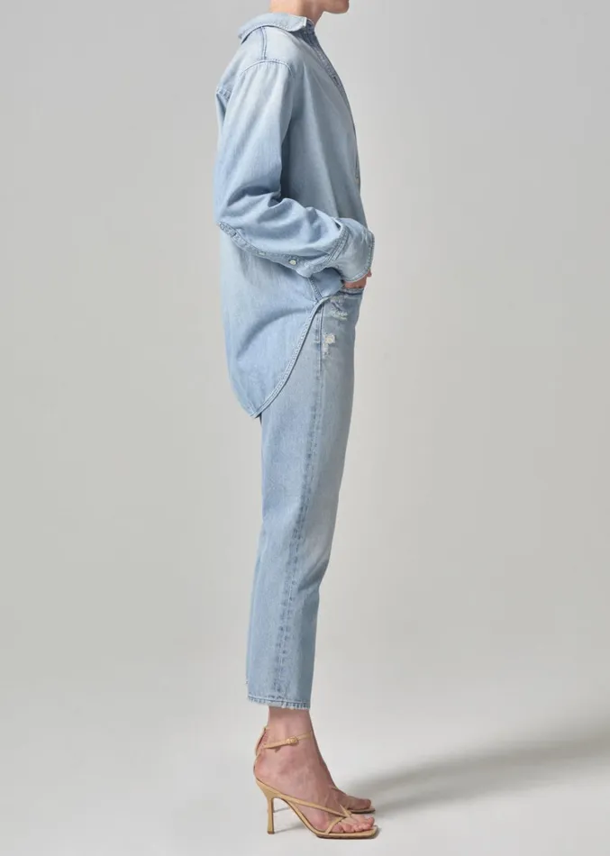 Citizens Of Humanity Charlotte High Rise Straight In Savahn Women Jeans