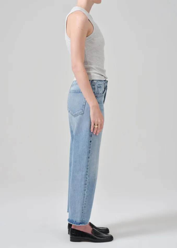 Citizens Of Humanity Dahlia Bow Leg Baby Roll In Ribbon Women Jeans