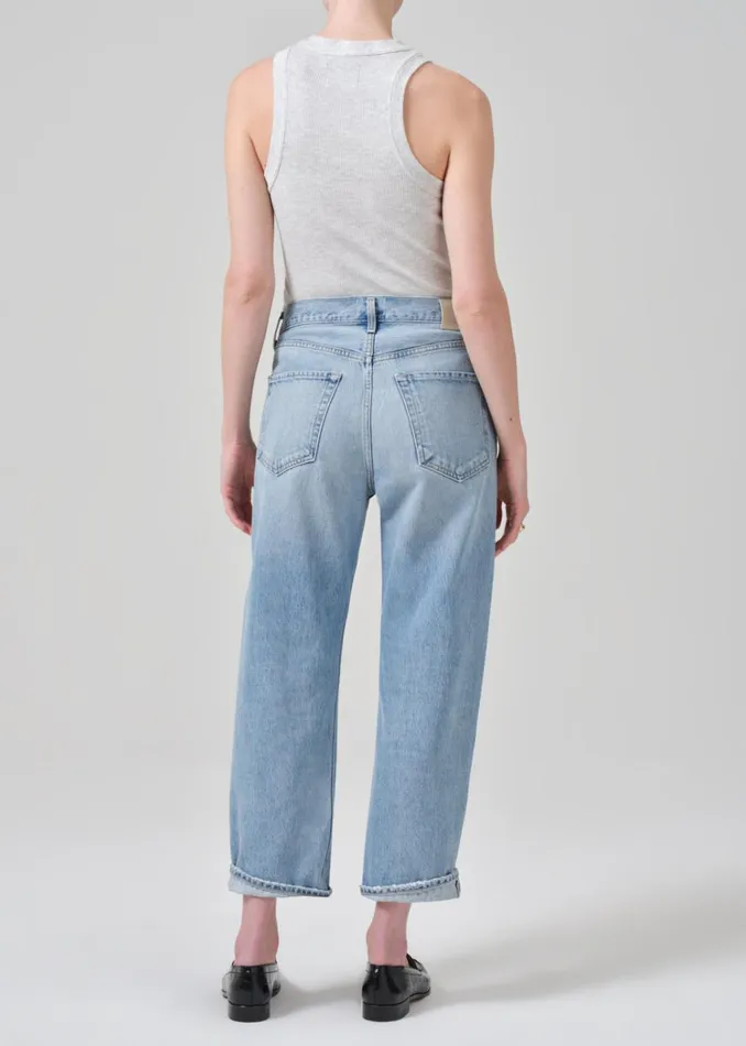 Citizens Of Humanity Dahlia Bow Leg Baby Roll In Ribbon Women Jeans