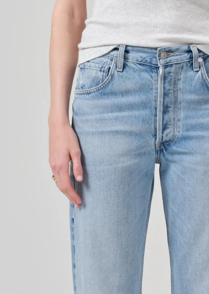 Citizens Of Humanity Dahlia Bow Leg Baby Roll In Ribbon Women Jeans