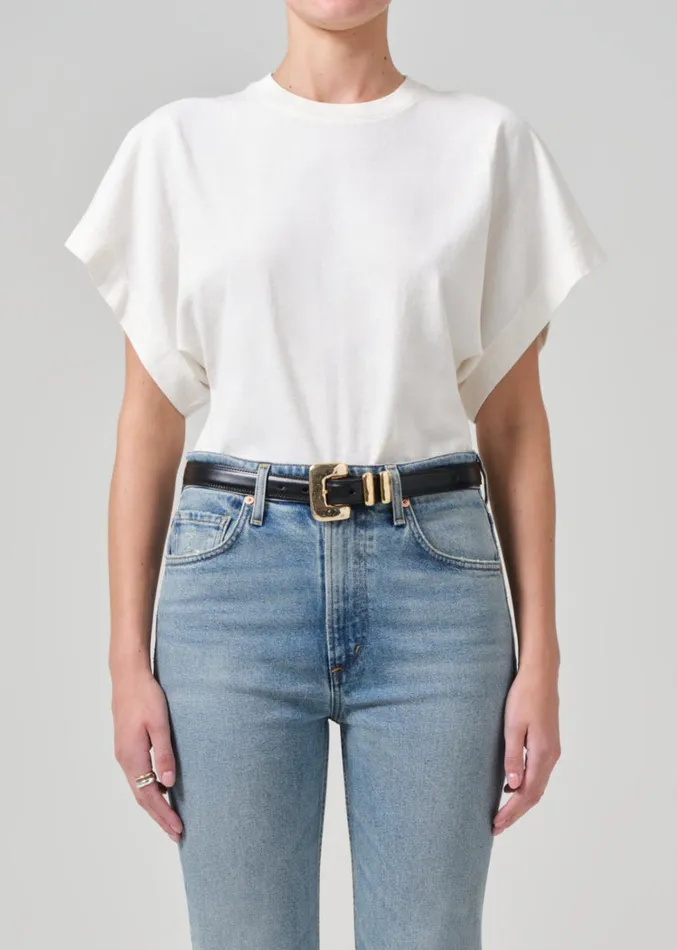 Citizens Of Humanity Fiora Origami Tee In Pashmina Women Tops
