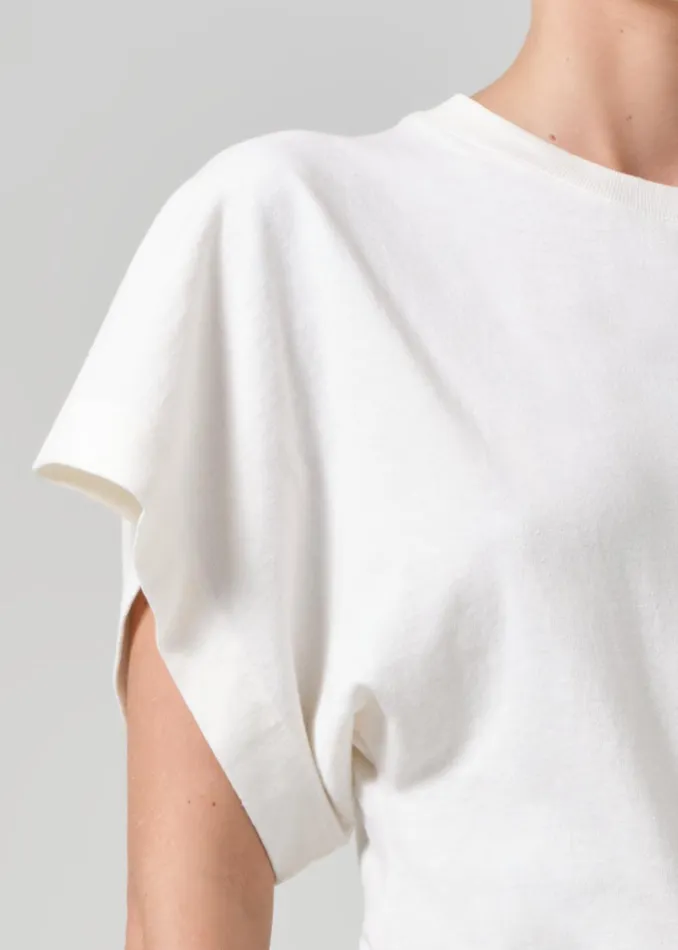 Citizens Of Humanity Fiora Origami Tee In Pashmina Women Tops