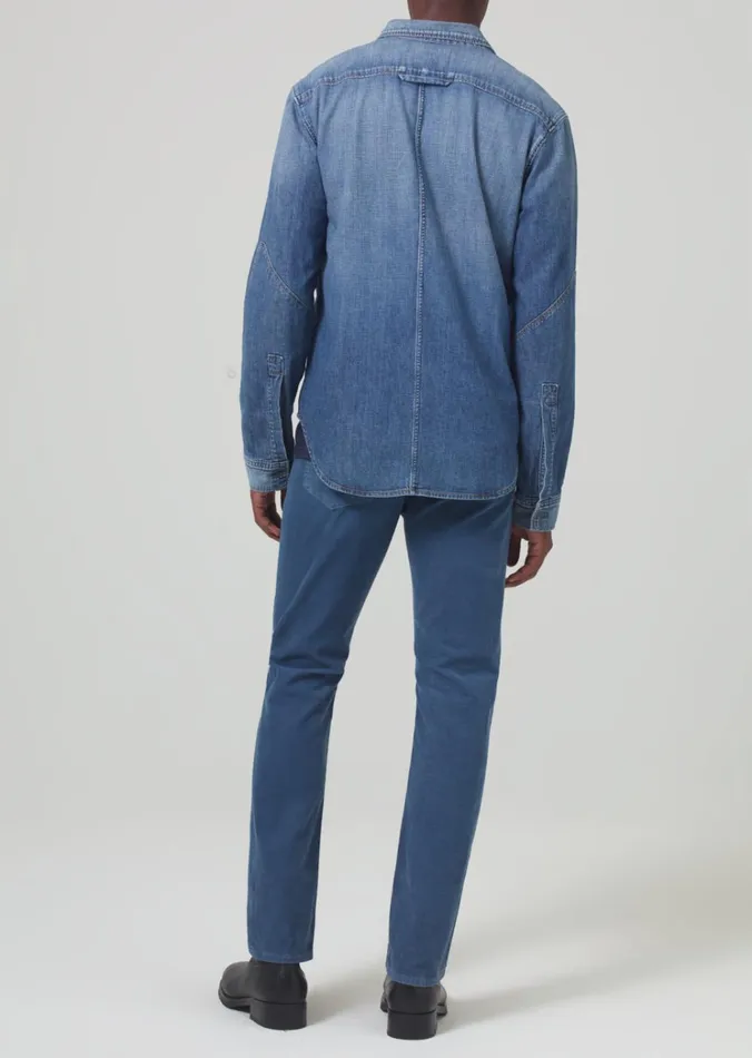 Citizens Of Humanity Gage Slim Straight Corduroy In Overcast Men Pants