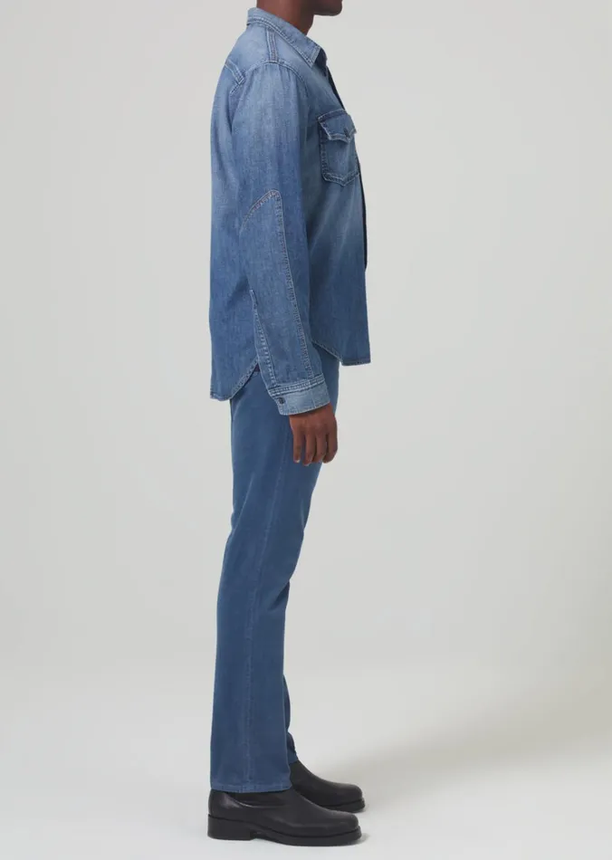Citizens Of Humanity Gage Slim Straight Corduroy In Overcast Men Pants