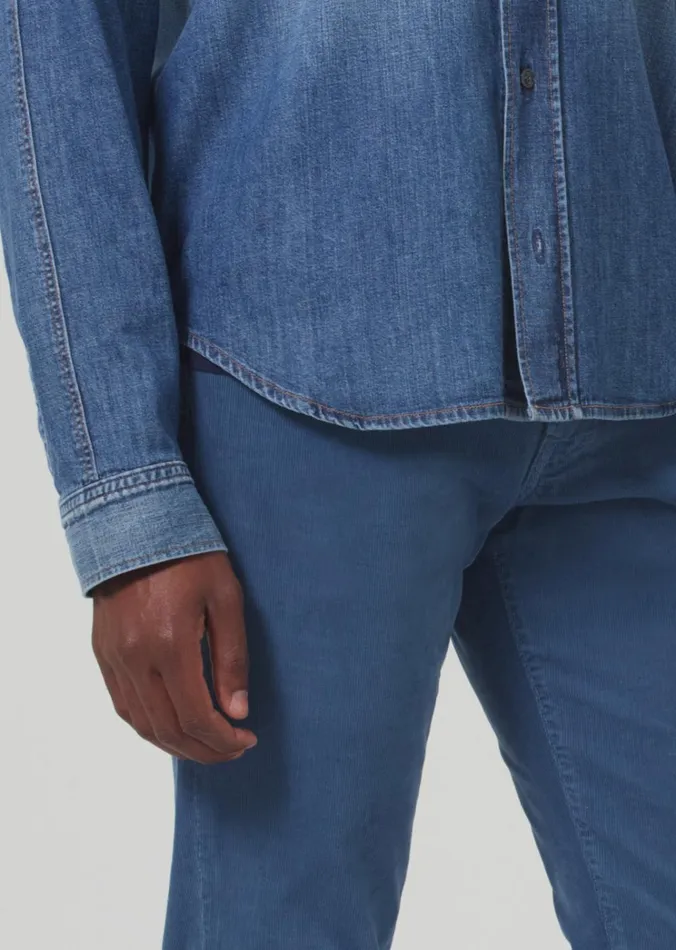 Citizens Of Humanity Gage Slim Straight Corduroy In Overcast Men Pants