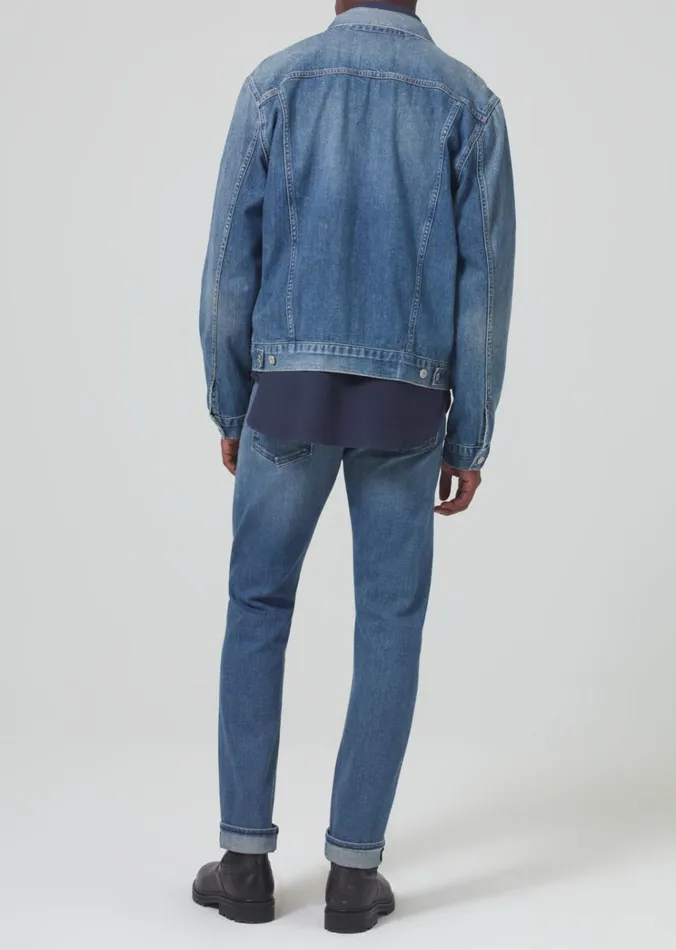Citizens Of Humanity Gage Slim Straight Stretch Selvedge In Thames Men Jeans