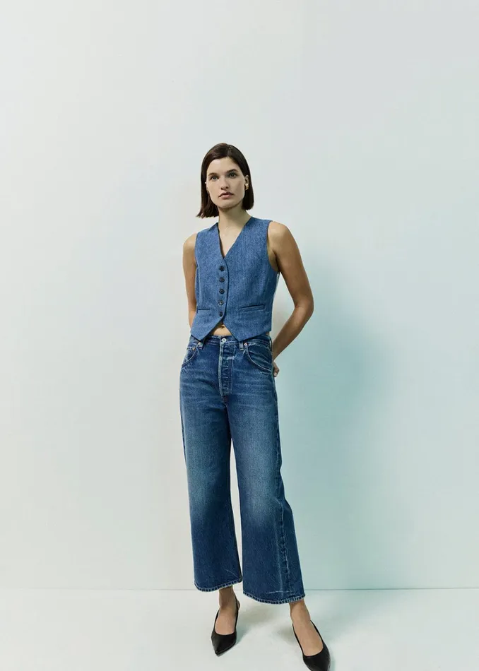 Citizens Of Humanity Gaucho Vintage Wide Leg In Oasis Women Jeans