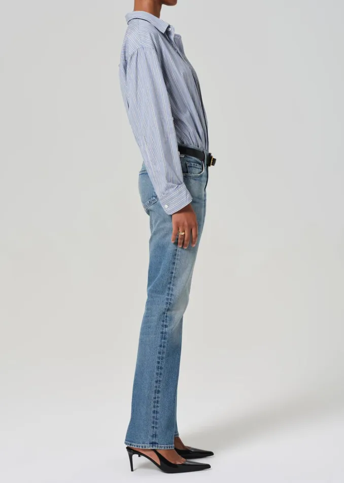 Citizens Of Humanity Genova Low Slung Boot In Clairo Women Jeans