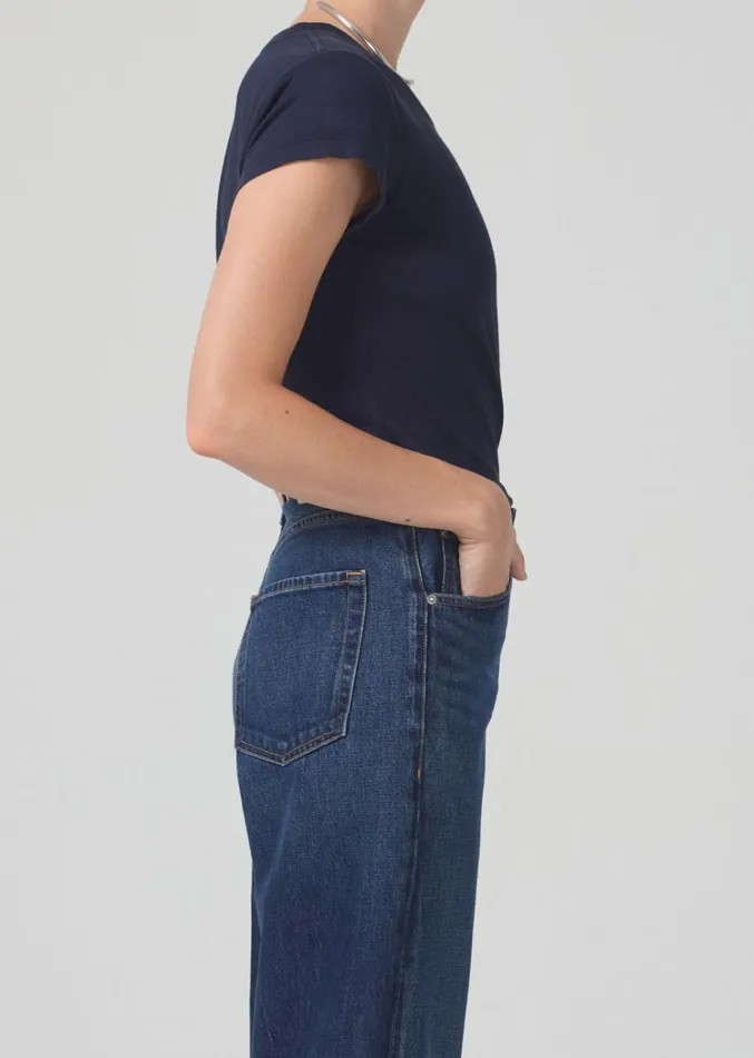 Citizens Of Humanity Juliette Slim TShirt In Navy Women Tops