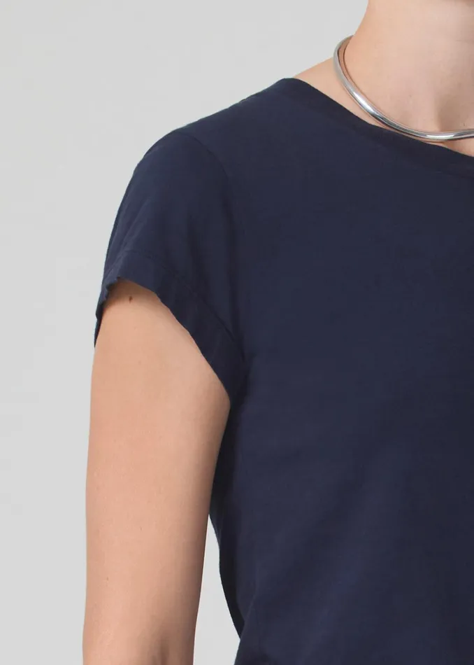 Citizens Of Humanity Juliette Slim TShirt In Navy Women Tops