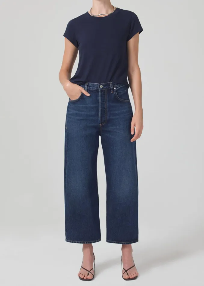 Citizens Of Humanity Juliette Slim TShirt In Navy Women Tops