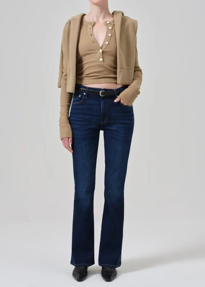 Citizens Of Humanity Lilah High Rise Bootcut 325034 In Lotus Women Jeans