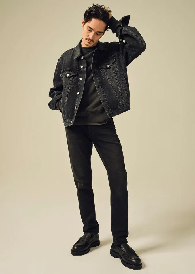 Citizens Of Humanity London Tapered Slim Perform In Dark Storm Men Jeans