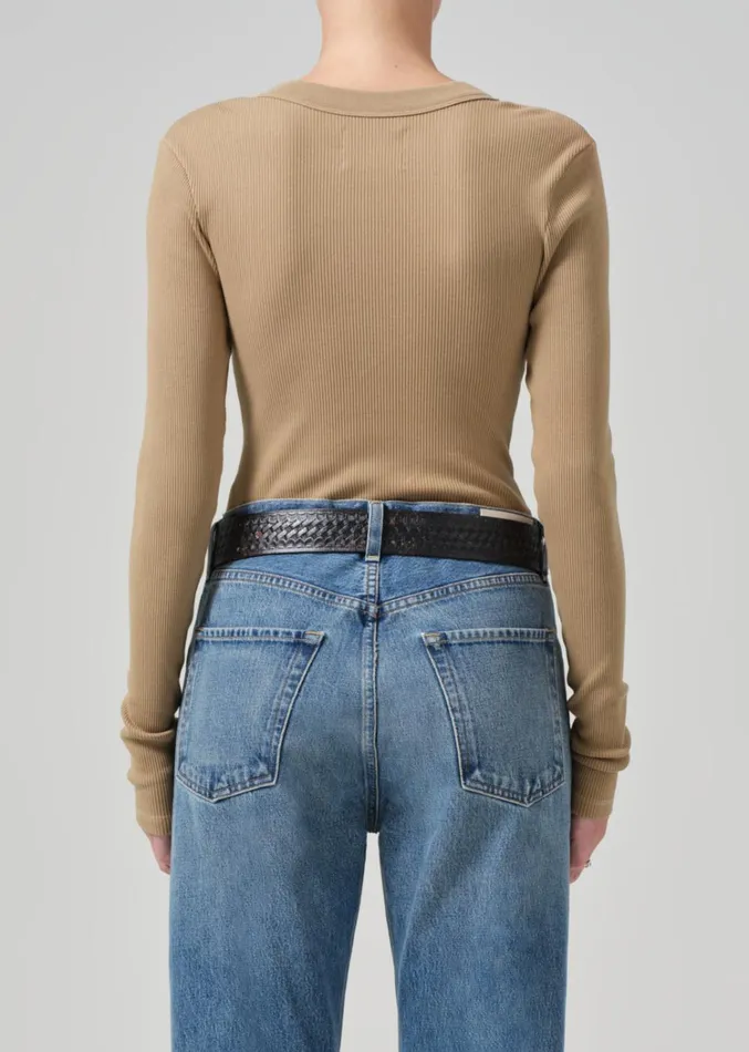 Citizens Of Humanity Varra Henley In Sandie Women Tops