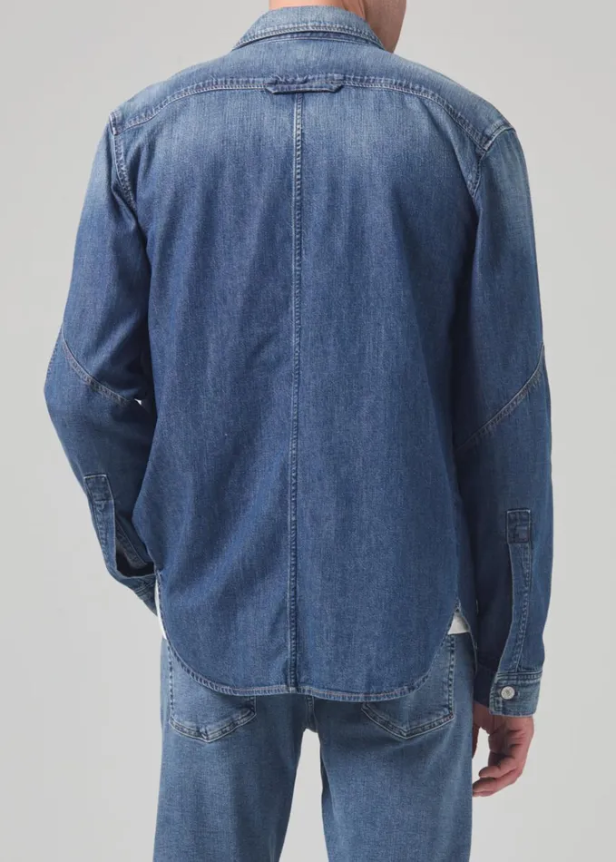 Citizens Of Humanity Wesley Shirt In Harcourt Men Shirts