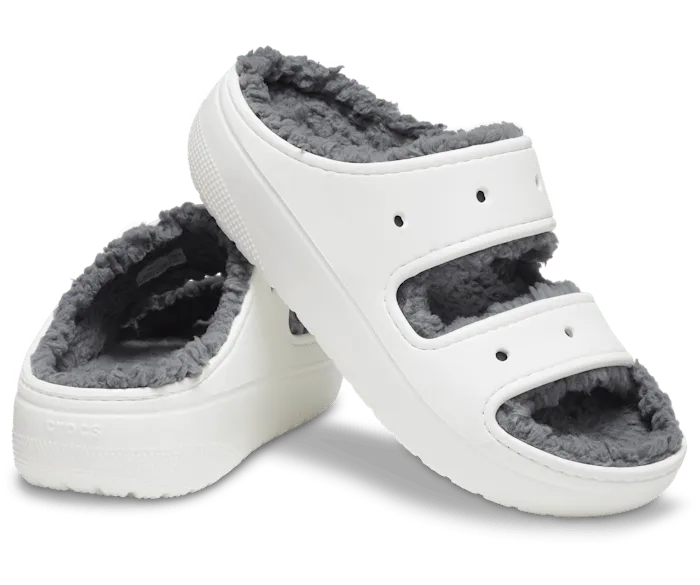 Classic Cozzzy Sandal White Men Crocs Sandals